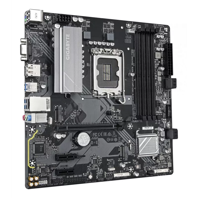 Płyta główna GIGABYTE B760M D3HP - dla procesorów Intel Core 14. generacji, 4+1+1 faz VRM, do 5600MHz DDR5, 2xPCIe 4.0 M.2, GbE LAN, USB 3.2 Gen 1