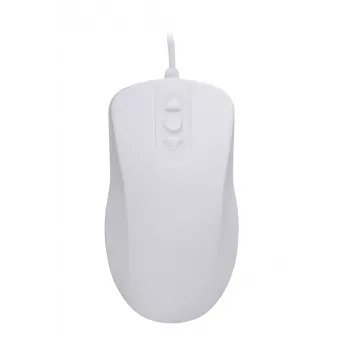 Mysz medyczna Contour Active Key ClassicClean IP68 5-przyciskowa przewodowa biała PMH1