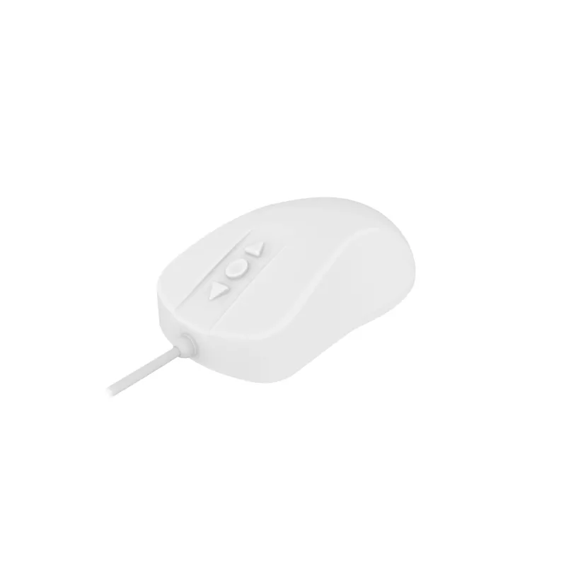 Mysz medyczna Contour Active Key ClassicClean IP68 5-przyciskowa przewodowa biała PMH1