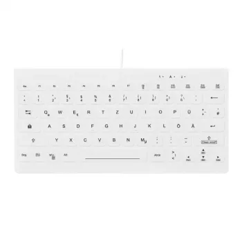 Klawiatura medyczna Contour Design Active Key Contour QuickClean IP68 Mini przewodowa biała DE C4112