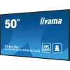iiyama LH5065UHSB-B1AG Wyświetlacz reklamowy Digital signage panel płaski 125,7 cm (49,5 cala) LCD Wi-Fi 800 cd/m² 4K Ultra HD Czarny Wbudowany procesor Android 11 24/7