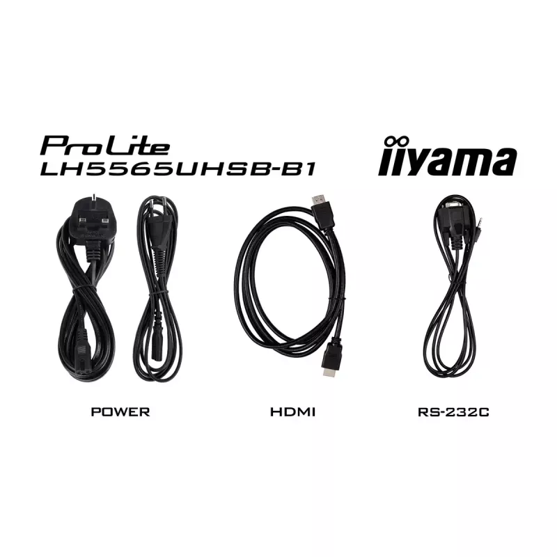 iiyama LH5565UHSB-B1 Wyświetlacz reklamowy w obudowie kiosku 138,7 cm (54,6 cala) LED Wi-Fi 800 cd/m² 4K Ultra HD Czarny Wbudowany procesor Android 11 24/7