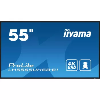 iiyama LH5565UHSB-B1 Wyświetlacz reklamowy w obudowie kiosku 138,7 cm (54,6 cala) LED Wi-Fi 800 cd/m² 4K Ultra HD Czarny Wbudowany procesor Android 11 24/7
