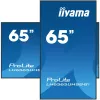 iiyama LH6565UHSB-B1 Wyświetlacz reklamowy w obudowie kiosku 163,8 cm (64,5 cala) LED Wi-Fi 800 cd/m² 4K Ultra HD Czarny Wbudowany procesor Android 11 24/7