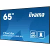 iiyama LH6565UHSB-B1 Wyświetlacz reklamowy w obudowie kiosku 163,8 cm (64,5 cala) LED Wi-Fi 800 cd/m² 4K Ultra HD Czarny Wbudowany procesor Android 11 24/7