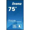 iiyama LH7565UHSB-B1 Wyświetlacz reklamowy w obudowie kiosku 189,2 cm (74,5 cala) LED Wi-Fi 800 cd/m² 4K Ultra HD Czarny Wbudowany procesor Android 11 24/7