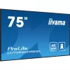 iiyama LH7565UHSB-B1 Wyświetlacz reklamowy w obudowie kiosku 189,2 cm (74,5 cala) LED Wi-Fi 800 cd/m² 4K Ultra HD Czarny Wbudowany procesor Android 11 24/7