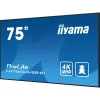 iiyama LH7565UHSB-B1 Wyświetlacz reklamowy w obudowie kiosku 189,2 cm (74,5 cala) LED Wi-Fi 800 cd/m² 4K Ultra HD Czarny Wbudowany procesor Android 11 24/7