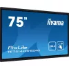 iiyama PROLITE TE7514MIS-B2AG Kiosk design 190.5 cm (75 cali) LCD Wi-Fi 435 cd/m² 4K Ultra HD Czarny Ekran dotykowy Wbudowany procesor Android 24/7