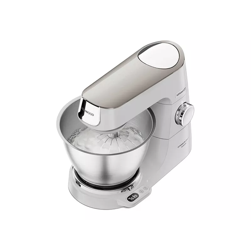 Kenwood KVC65.001WH robot kuchenny 1200 W 5 L stal nierdzewna, biały z wbudowaną wagą