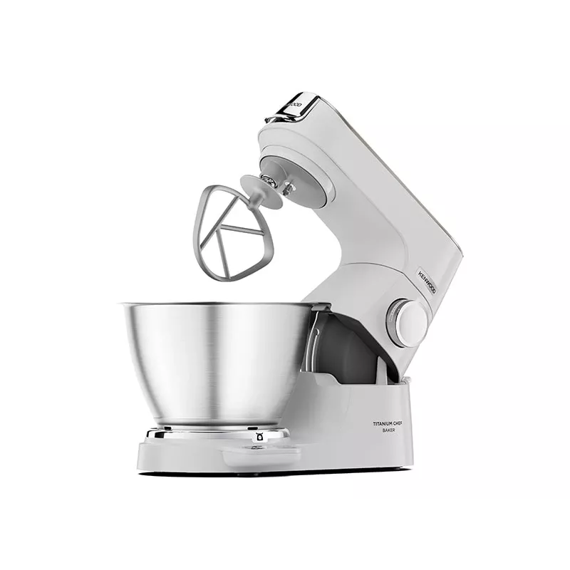 Kenwood KVC65.001WH robot kuchenny 1200 W 5 L stal nierdzewna, biały z wbudowaną wagą