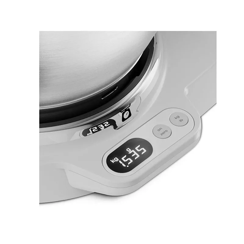 Kenwood KVC65.001WH robot kuchenny 1200 W 5 L stal nierdzewna, biały z wbudowaną wagą