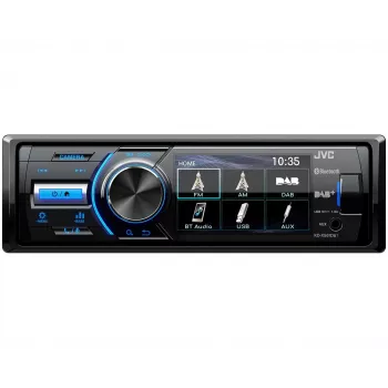 Odbiornik multimedialny samochodowy JVC KD-X561DBT Czarny, Niebieski 180 W Bluetooth