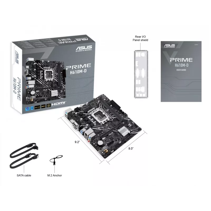 Płyta główna ASUS PRIME H610M-D Intel H610 LGA 1700 micro ATX