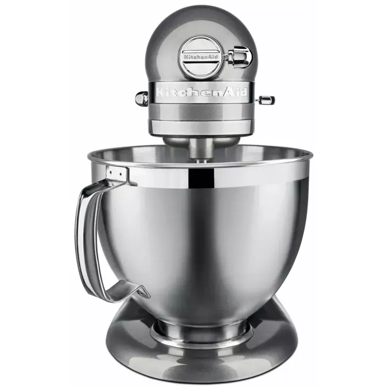 Mikser stojący KITCHENAID ARTISAN 5KSM185PS — 300 W, misa ze stali nierdzewnej 4,8 l, 10 prędkości, srebrny