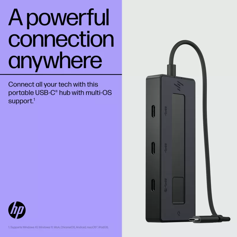 Koncentrator wieloportowy USB-C HP 4K 6G842AA#ABB
