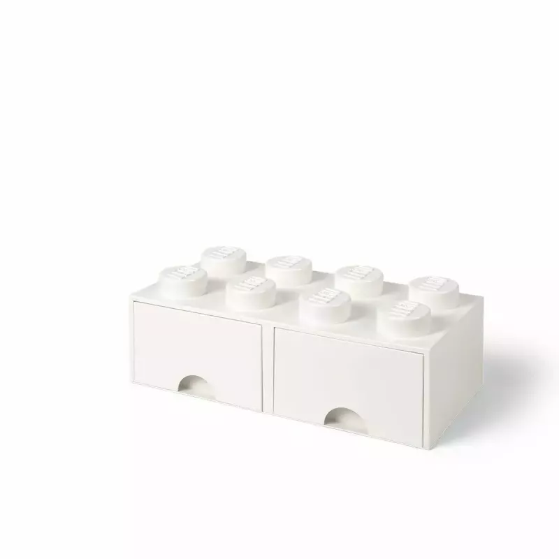 Szuflada LEGO Brick 8, room copenhagen RC40061735, biała