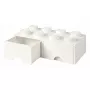 Szuflada LEGO Brick 8, room copenhagen RC40061735, biała