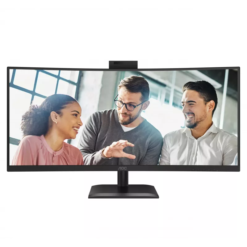 Monitor komputerowy AOC E4 CU34E4CW 86,4 cm (34 cale) 3440 x 1440 pikseli UltraWide Quad HD LED Czarny