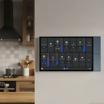 Panel sterowania ściennego Shelly Wall Display XL — 10,1-calowy pojemnościowy ekran dotykowy, 1280×752, Android, procesor 1,8 GHz, 2 GB RAM, 100–240 V