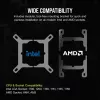 CORSAIR CPU Cooler - Icue Link H100I RGB Aio Liquid Cooler - biały