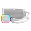 CORSAIR CPU Cooler - Icue Link H100I RGB Aio Liquid Cooler - biały