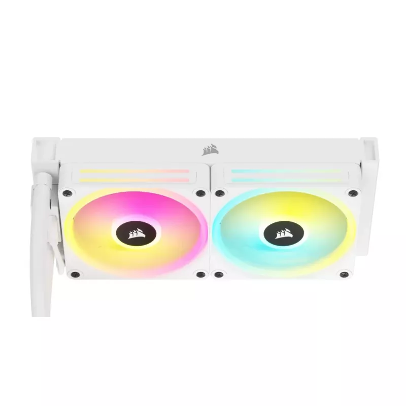 CORSAIR CPU Cooler - Icue Link H100I RGB Aio Liquid Cooler - biały