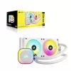 CORSAIR CPU Cooler - Icue Link H100I RGB Aio Liquid Cooler - biały