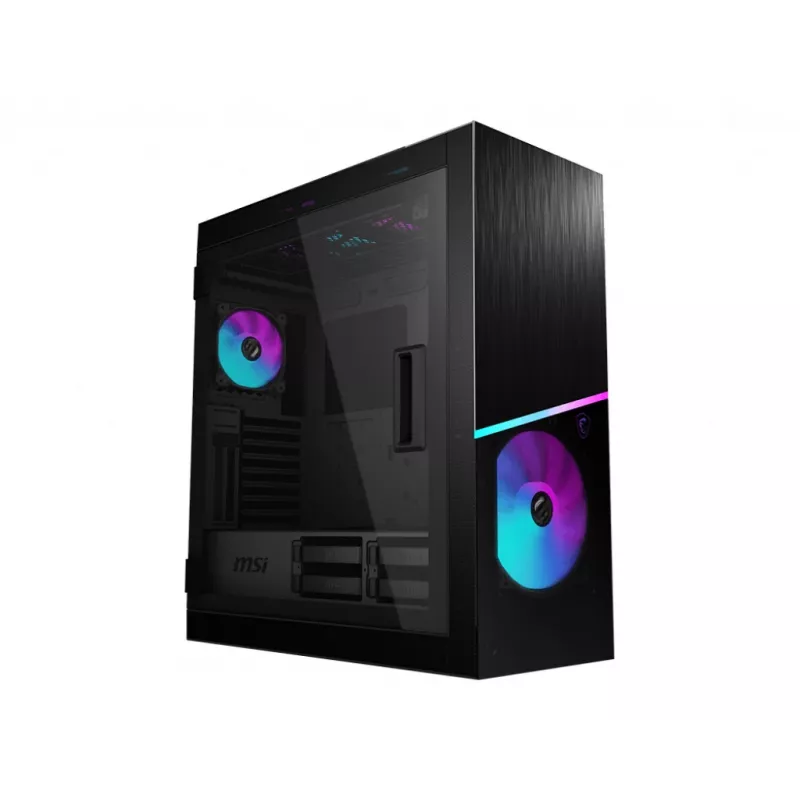 Obudowa komputerowa MSI MPG SEKIRA 500X Full Tower Gaming 'Czarna, 3x 200mm ARGB + 1x 200mm + 1x120mm ARGB Wentylatory, Mystic Light Sync, 8-kanałowy Hub ARGB, USB Type-C, Szklane panele, E-ATX, ATX, mATX, mini-ITX'