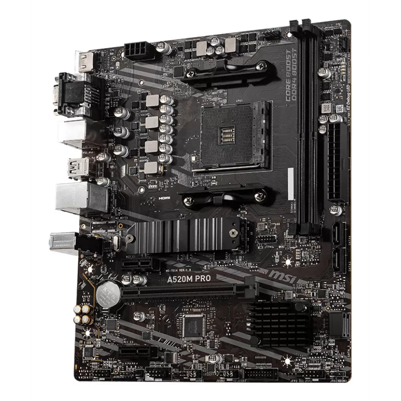 Płyta główna MSI A520M PRO AMD A520 Socket AM4 micro ATX