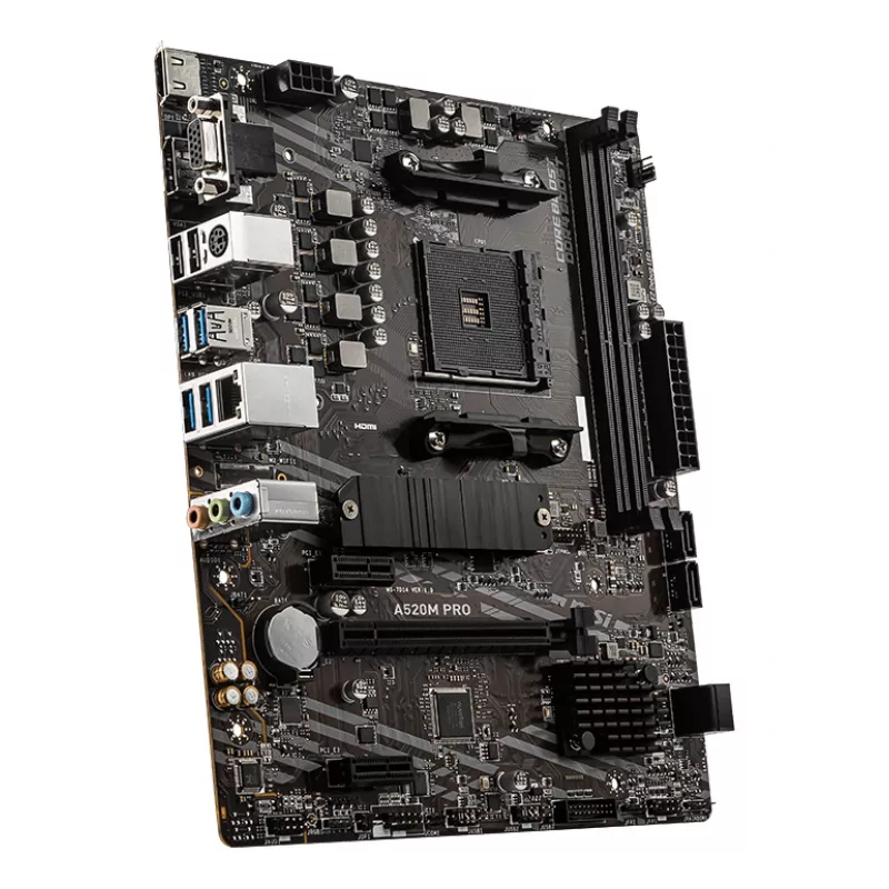 Płyta główna MSI A520M PRO AMD A520 Socket AM4 micro ATX