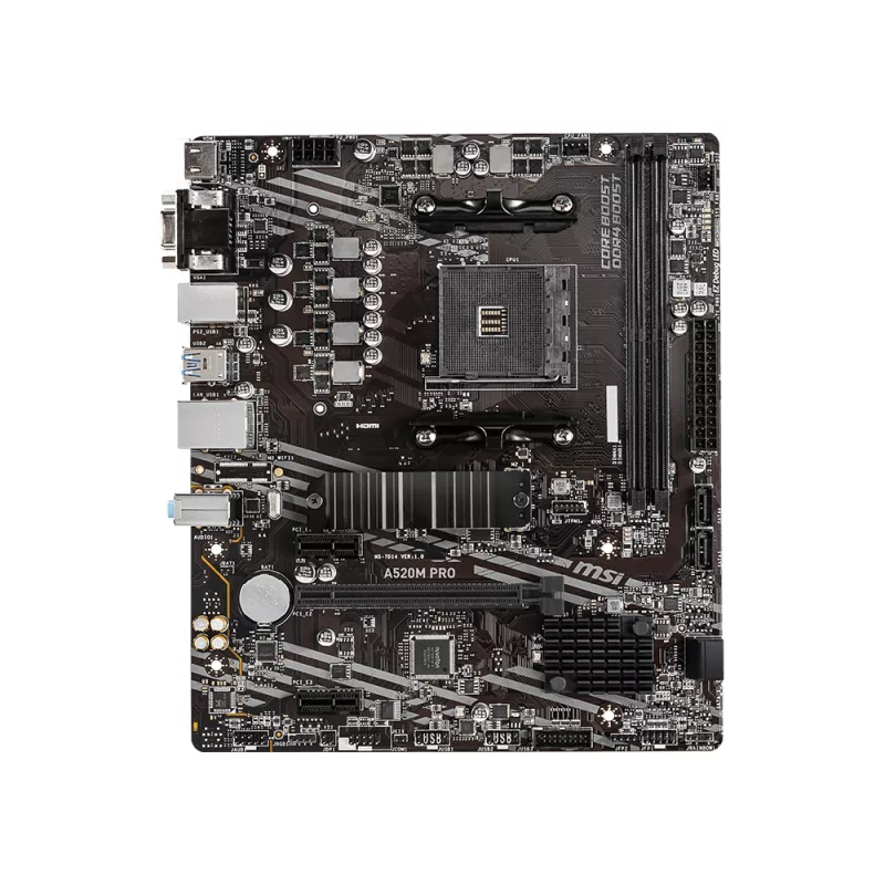 Płyta główna MSI A520M PRO AMD A520 Socket AM4 micro ATX