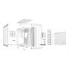 Obudowa PC bequiet! LIGHT BASE 900 FX Full Tower Biała — Full Tower, XL-ATX, wentylatory RGB, GPU do 49,5 cm, cooler CPU do 190 mm