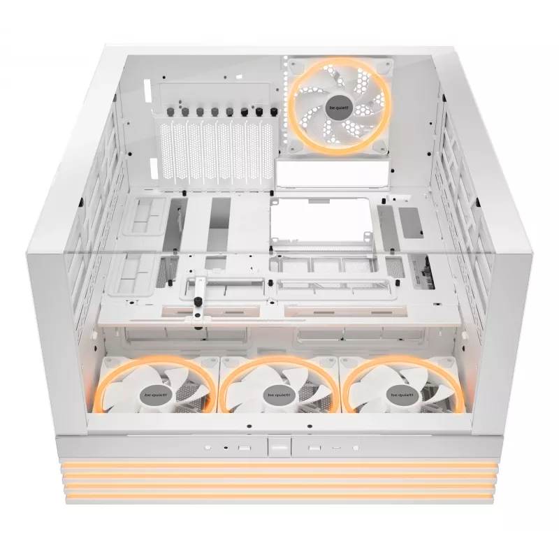 Obudowa PC bequiet! LIGHT BASE 900 FX Full Tower Biała — Full Tower, XL-ATX, wentylatory RGB, GPU do 49,5 cm, cooler CPU do 190 mm