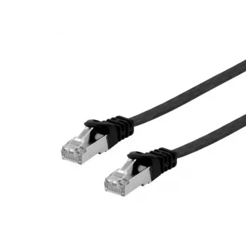Kabel sieciowy Equip Cat.6A U/FTP płaski kabel krosowy RJ-45 0,5 m czarny