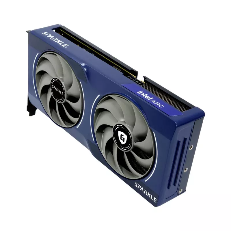 Karta graficzna Sparkle Arc B570 Eclipse OC — 10 GB GDDR6, PCIe 4.0 x8, 2660 MHz, 160-bit, 380 GB/s, 2 wentylatory, 170 W