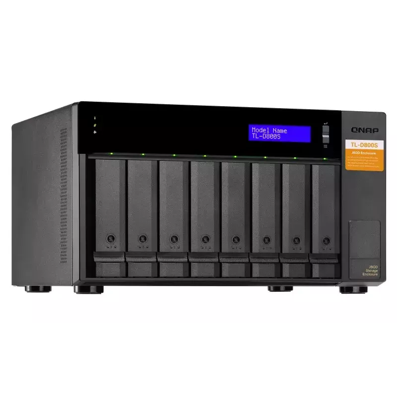 QNAP TL-D800S - Festplatten-Array - 8 Schächte (SATA-600) - SATA 6Gb/s (extern) (TL-D800S)