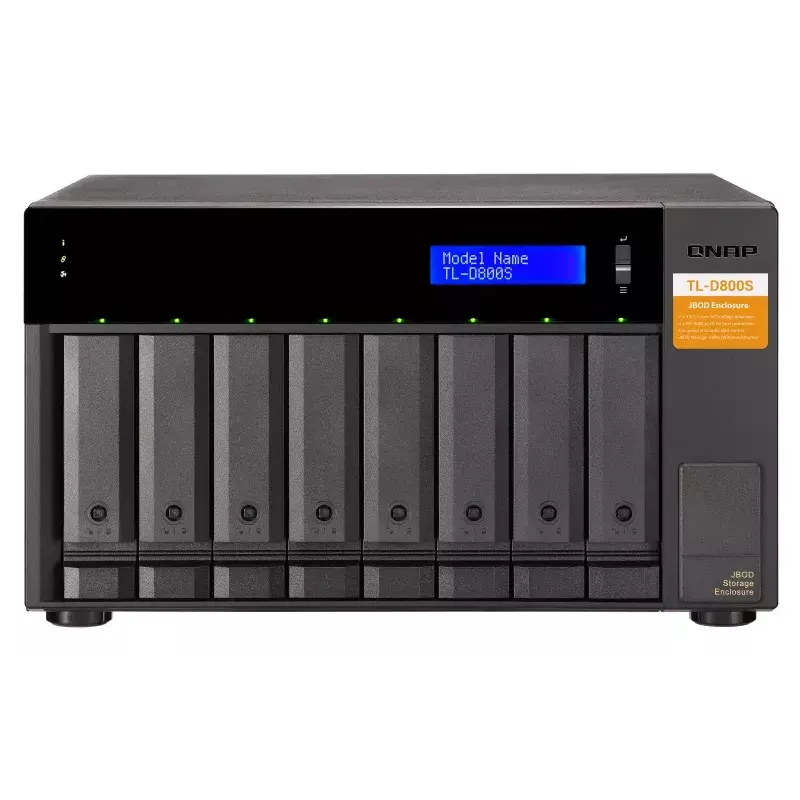 QNAP TL-D800S - Festplatten-Array - 8 Schächte (SATA-600) - SATA 6Gb/s (extern) (TL-D800S)