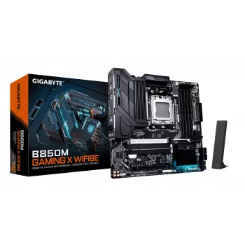 Płyta główna GIGABYTE B850M GAMING X WIFI6E - procesory AMD Ryzen 9000 Series, 10+2+2 faz cyfrowy VRM, do 8200MHz DDR5 (OC), 1xPCIe 5.0 + 1xPCIe 4.0 M.2, 2.5LAN, WIFI 6E, USB 3.2 Gen 2