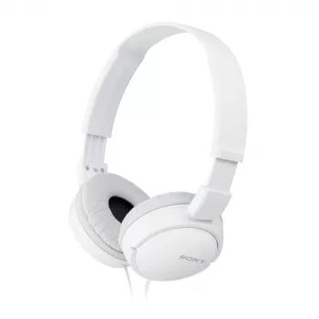 Sony MDR-ZX110, Przewodowe, 12 - 22000 Hz, Muzyka, 120 g, Słuchawki, Biały