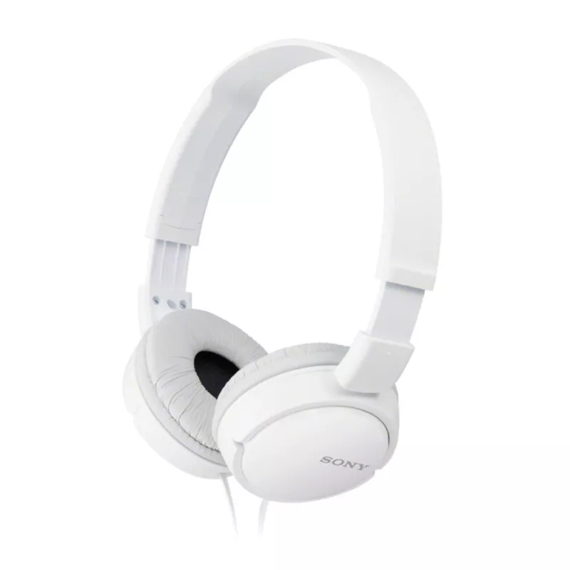 Sony MDR-ZX110, Przewodowe, 12 - 22000 Hz, Muzyka, 120 g, Słuchawki, Biały