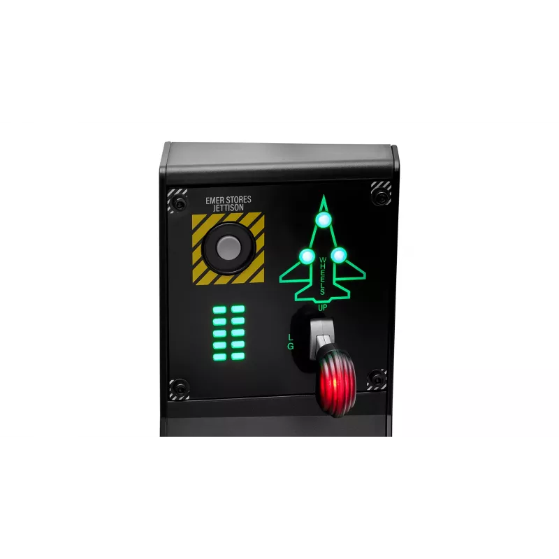 Joystick Thrustmaster VIPER Panel czarny USB z dźwignią sterowania silnikiem do PC