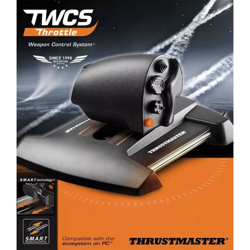 Thrustmaster TWCS Throttle Czarny USB Joystick Analogowy PC