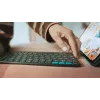 LOGITECH Flip Folio Graphite - iPad Pro 13-calowy (M4) iPad Air 13-calowy (M2 i M3) - QWERTZ Niemiecki