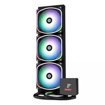 Chłodzenie cieczą All-in-one ENERMAX Aquafusion II 360 mm, wentylatory 120 mm, 380 W TDP, czarny