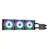Chłodzenie cieczą All-in-one ENERMAX Aquafusion II 360 mm, wentylatory 120 mm, 380 W TDP, czarny