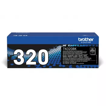 Kaseta z tonerem Brother TN-320BK 1 szt. Oryginalna Czarna