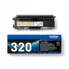 Kaseta z tonerem Brother TN-320BK 1 szt. Oryginalna Czarna