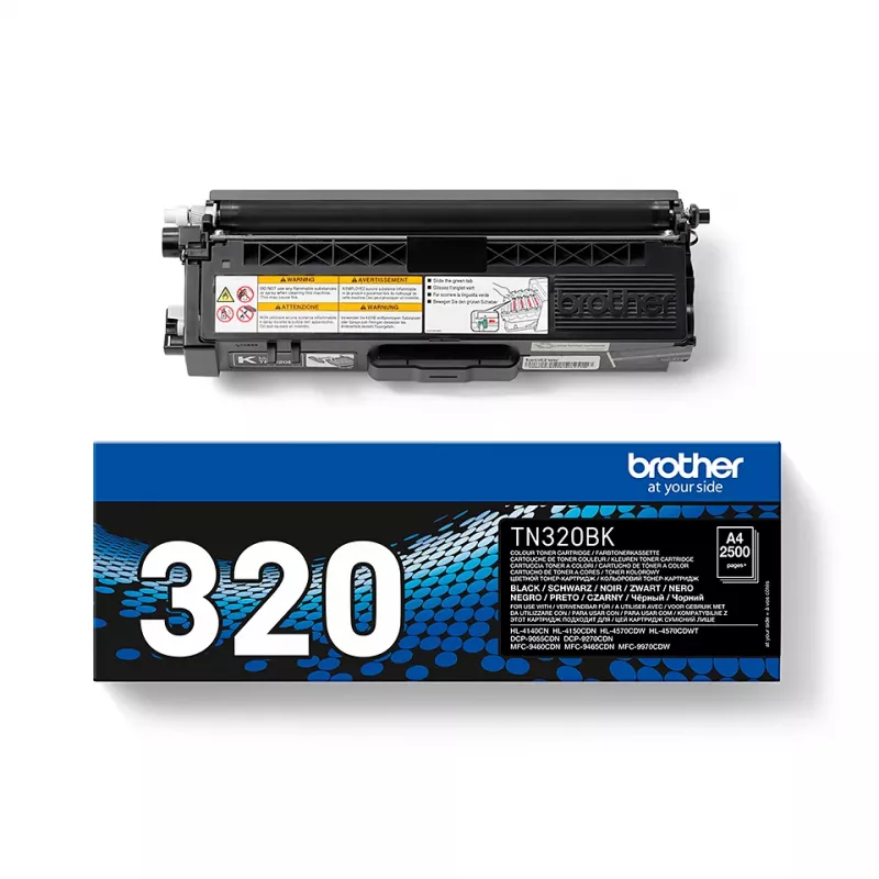 Kaseta z tonerem Brother TN-320BK 1 szt. Oryginalna Czarna
