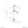 Neomounts DS15-540WH1 Podstawka pod tablet 4.7-12.9 cala - uniwersalna